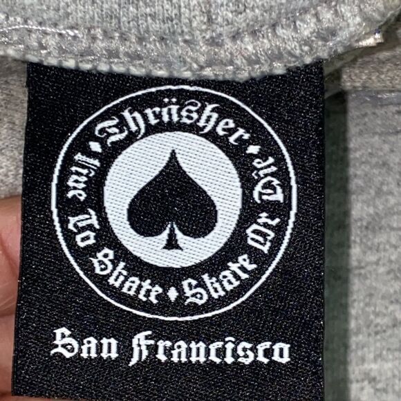 Thrasher Flame Pullover Hoodie Men's Size Small - Picture 3 of 14